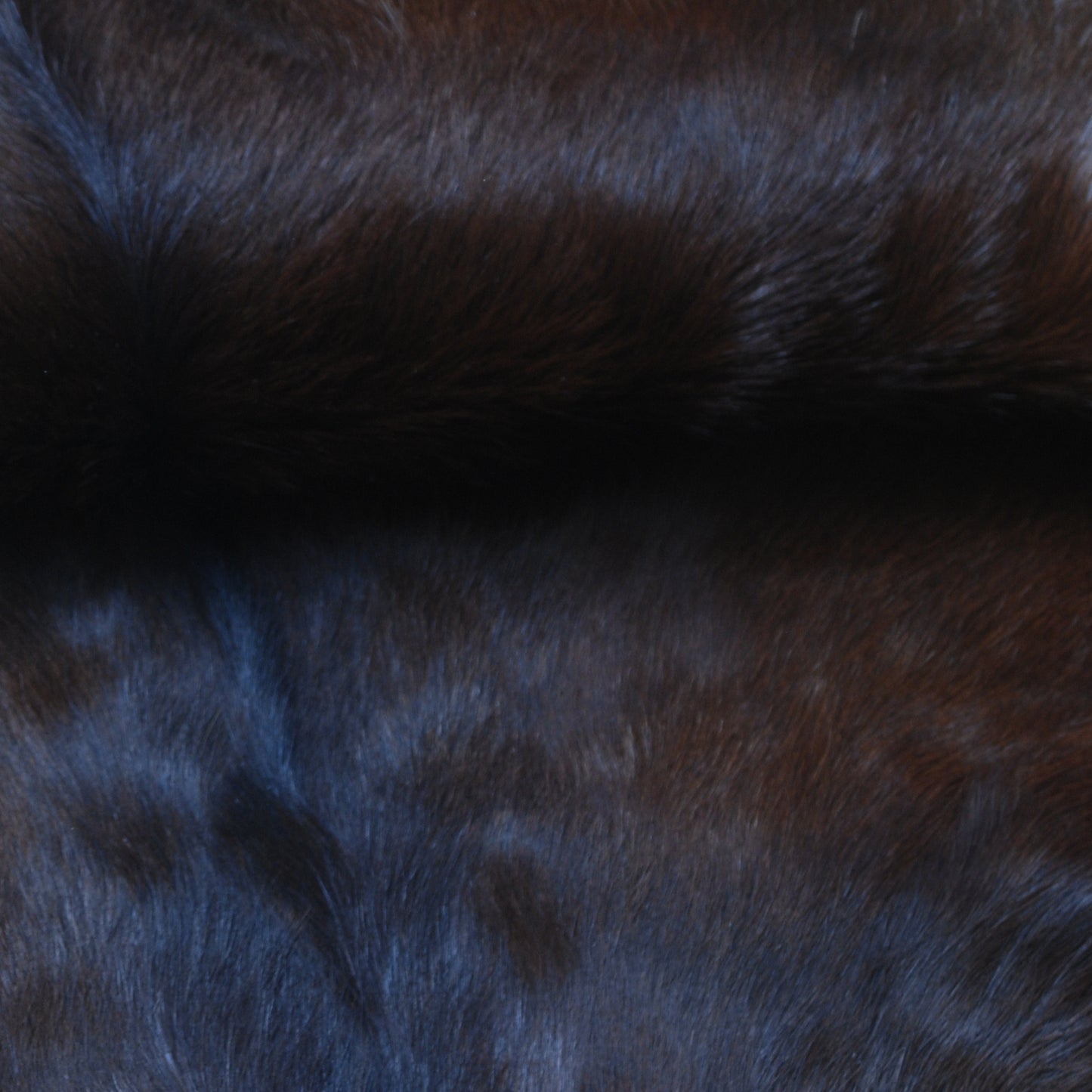 Luxury Handmade Dark Brown & White Goat Skin Rug - Soft, Kid & Pet-Friendly, Hypoallergenic, Non-Shedding, Sustainable, Eco-Friendly