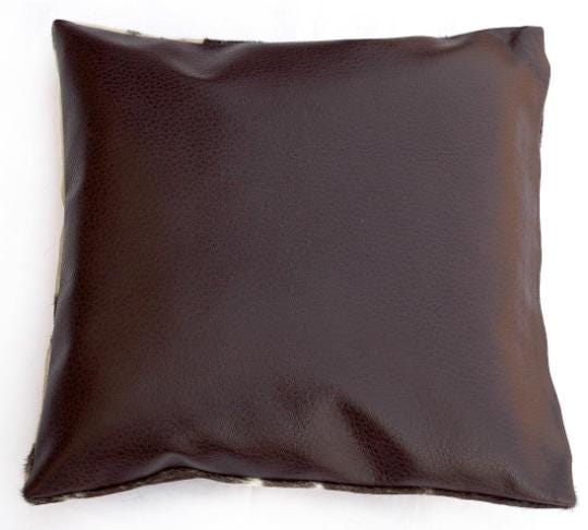 Add a Touch of Rustic Charm with Genuine Cowhide Cushion Covers - Eco-Friendly Leather Home Decor - Stylish Exotic Animal Skin Cushion
