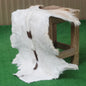 Authentic Dark Brown Goat Hide Rug - Rich Color and Unique Pattern for Home Styling