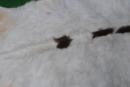 Authentic Dark Brown Goat Hide Rug - Rich Color and Unique Pattern for Home Styling