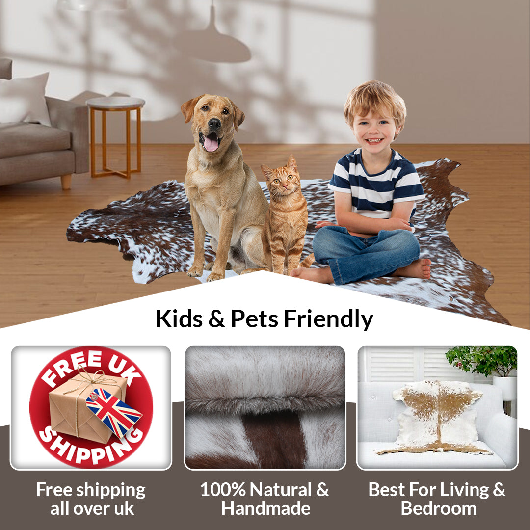 Goat Skin Rug, Versatile Style, Ideal for Modern Interiors, Limited Stock - Celestial Leather Limited