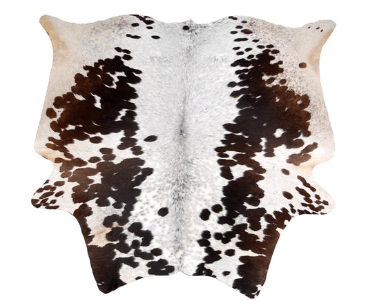 Luxurious XL Dark Brown Cowhide Rug: Hypoallergenic, Non-Slip, Handselected from Premium Hides - Free Shipping across UK!