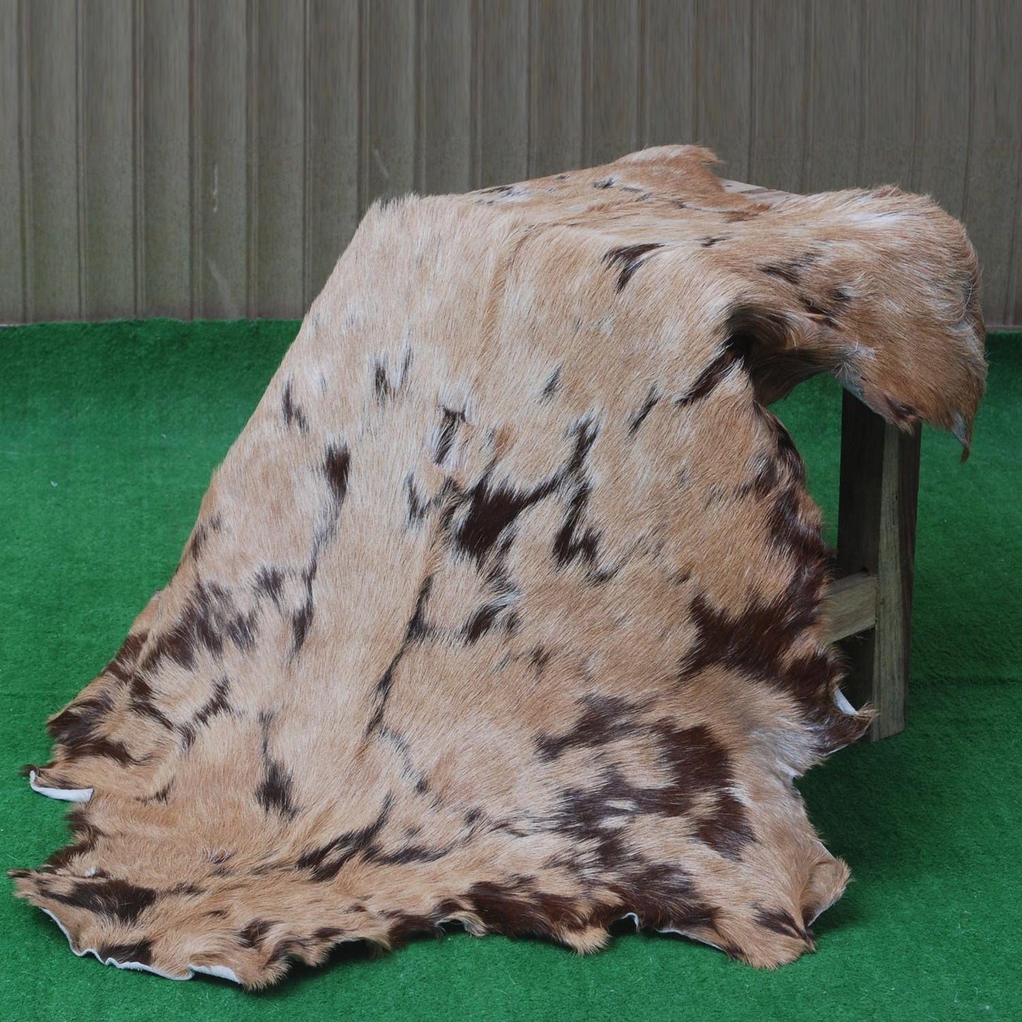 Luxurious Multicolor Goat Skin Rug for Stylish, Eco-Friendly Home Decor - Celestial Leather Limited