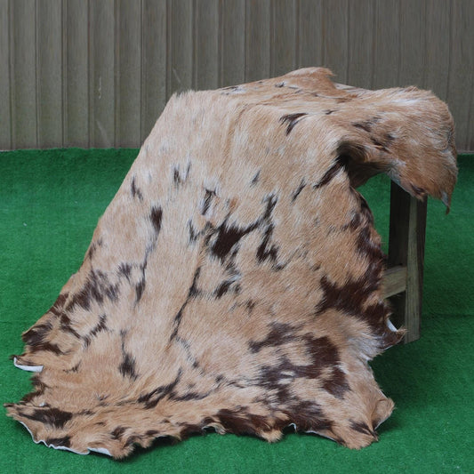Luxurious Multicolor Goat Skin Rug for Stylish, Eco-Friendly Home Decor - Celestial Leather Limited